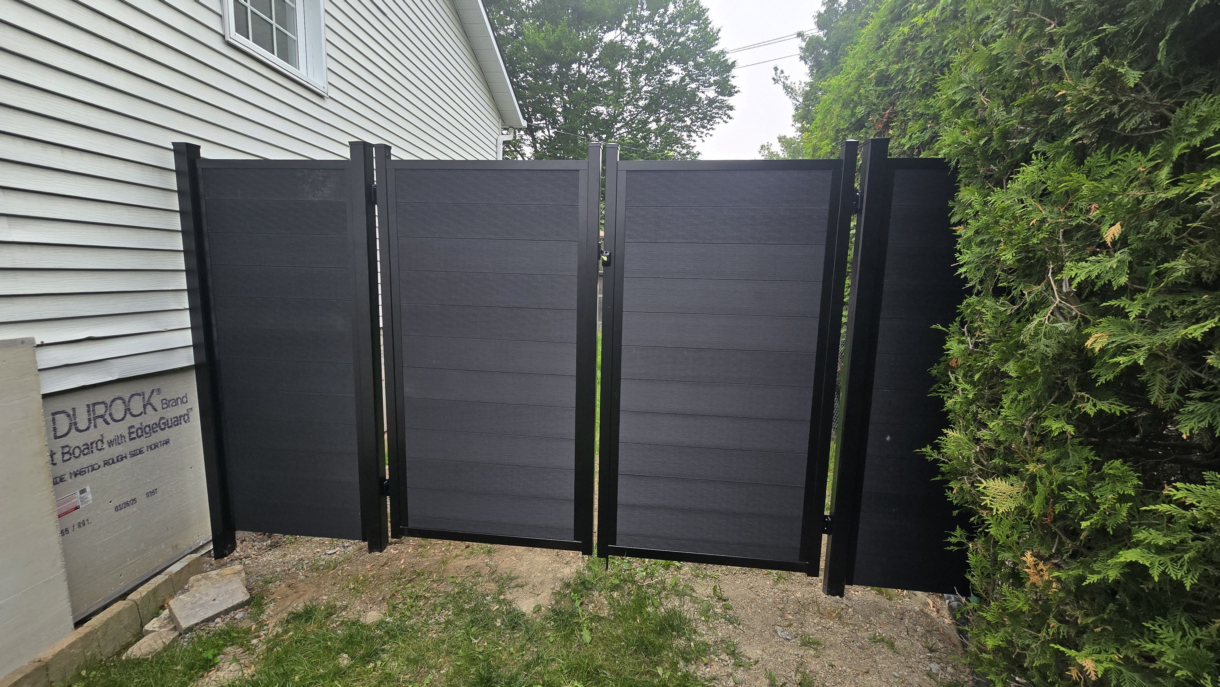 Exemple d'installation de clôture par Clôtures Elemond - Réalisation 5