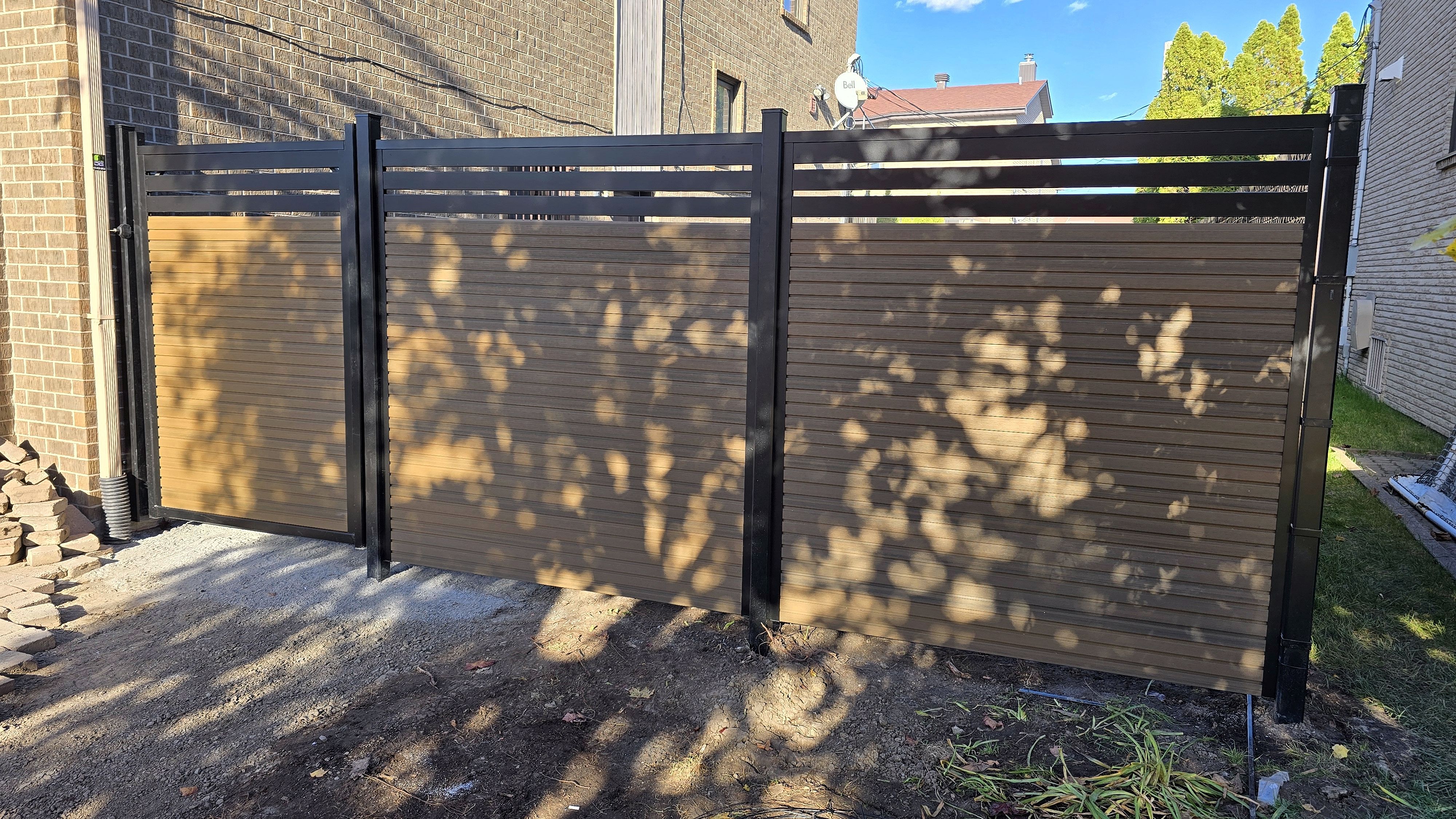 Projet d'installation de clôture à Montréal et Rive-Nord par Clôtures Elemond 5