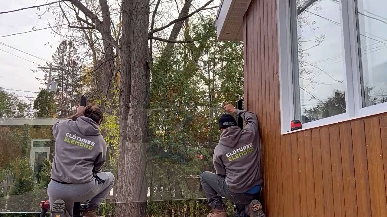Exemple d'installation de clôture par Clôtures Elemond - Réalisation 4